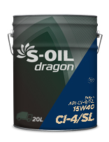 S-OIL dragon CI-4/SL 15W40