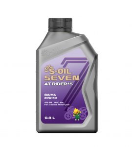 S-OIL 7 4T RIDER #5 SM/MA 20W-50