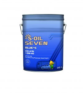 S-OIL 7 BLUE #5 CH-4/SJ 15W-40